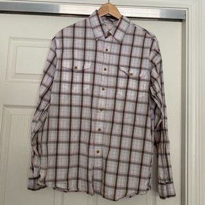 WRANGLER Jeans Co Long Sleeve Button Plaid LG